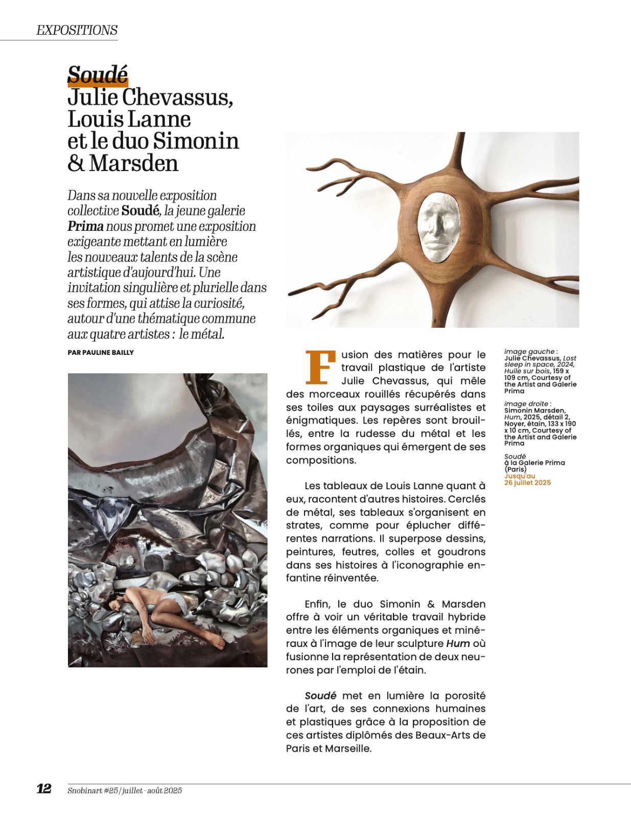 Extrait article de presse